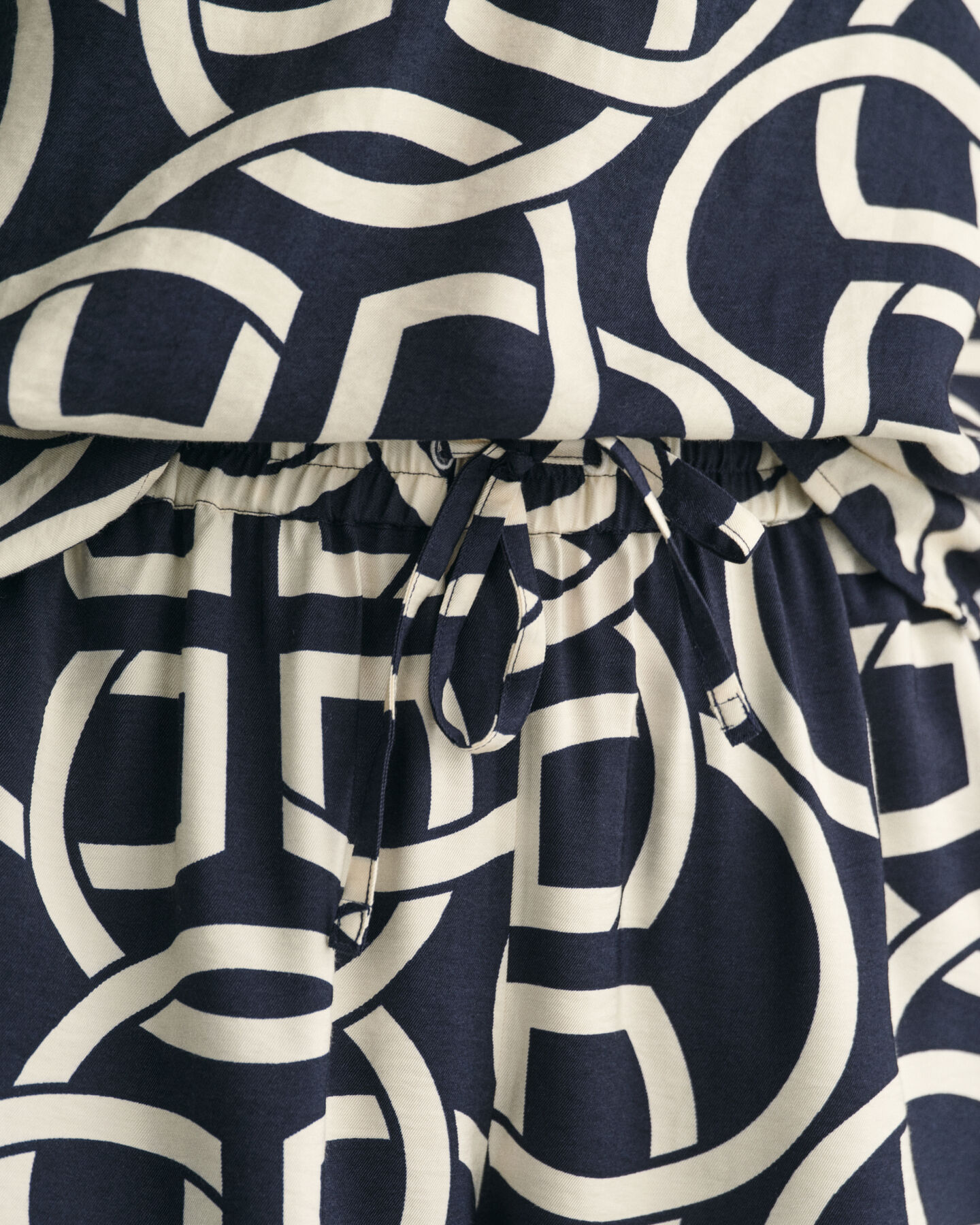 Relaxed Fit Monogram Print Pull-On short