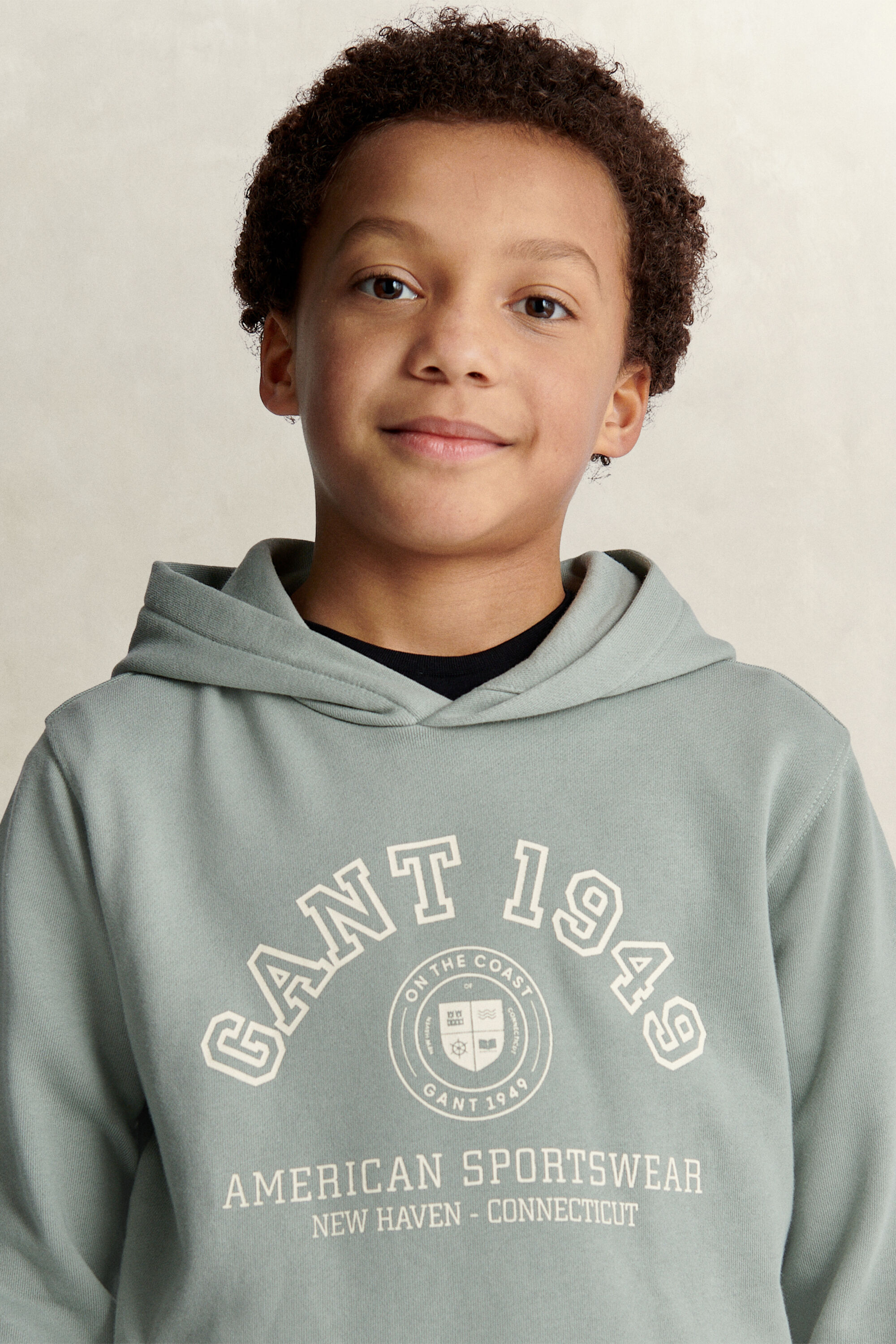 Hoodie met logo in collegestijl voor tienerjongens