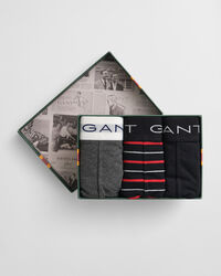 Set van drie gestreepte boxershorts in cadeauverpakking
