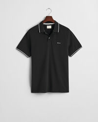Piqué poloshirt met randdetails