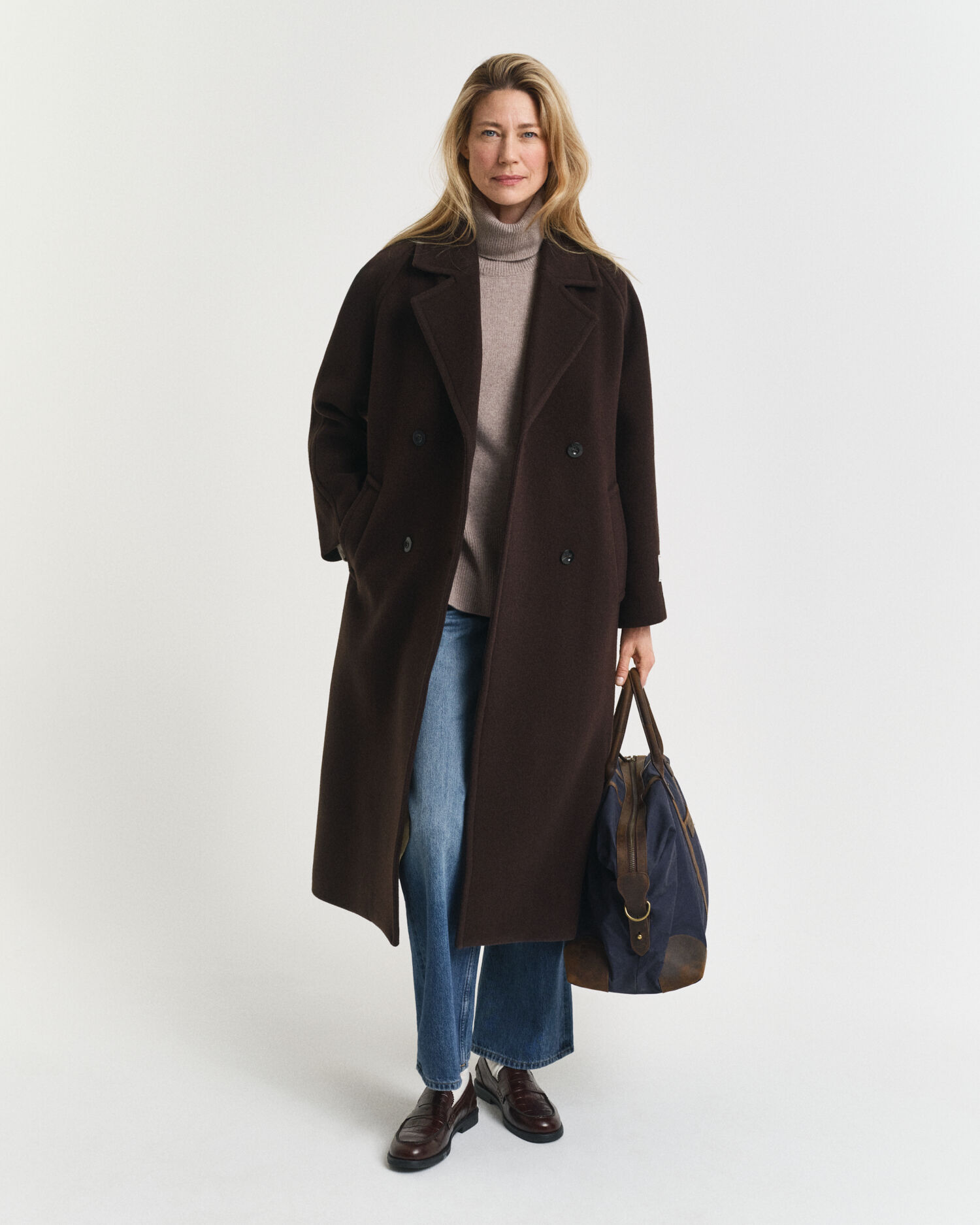 Coltrui van een zachte wol-kasjmiermix