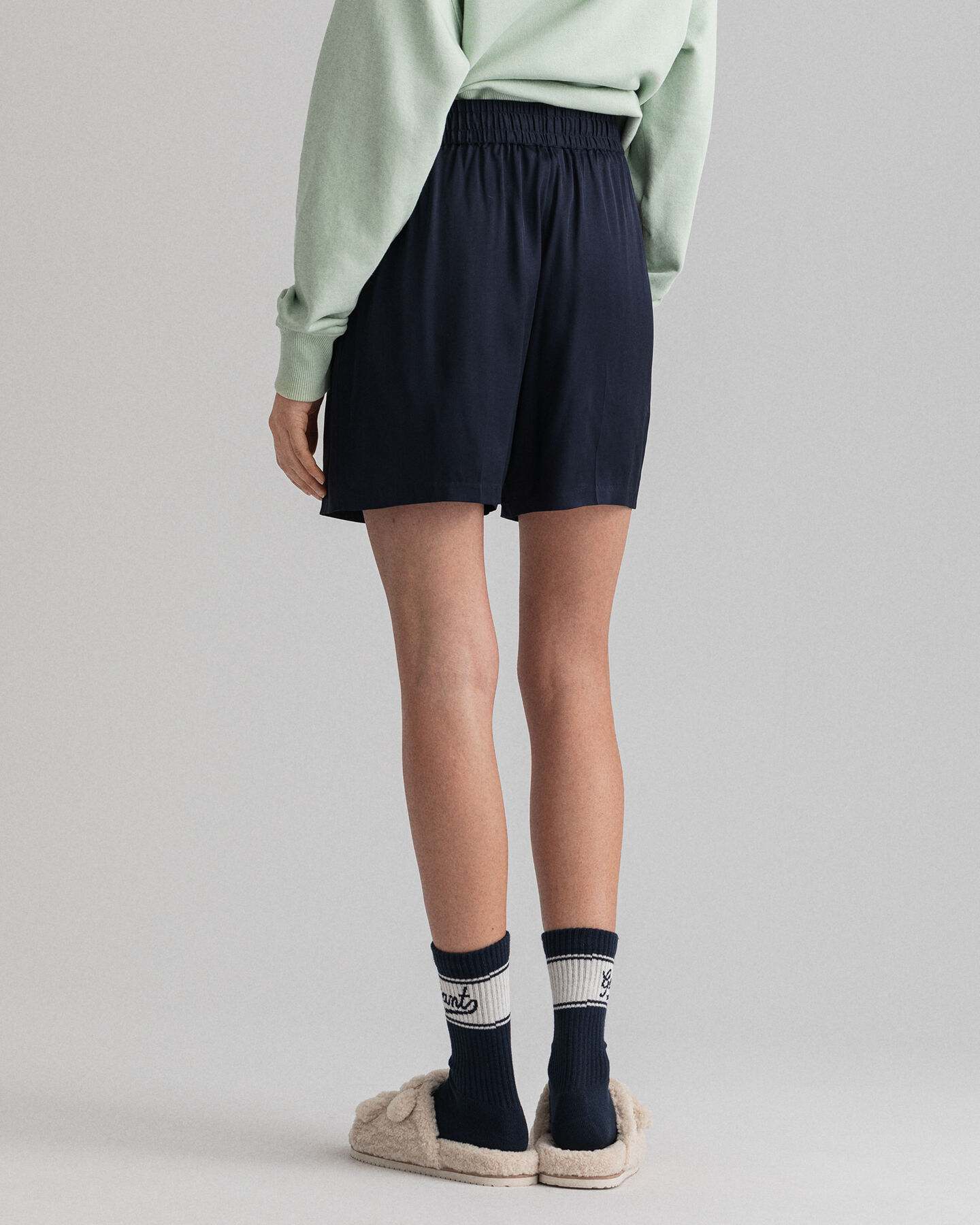 Pull-On satijnen short
