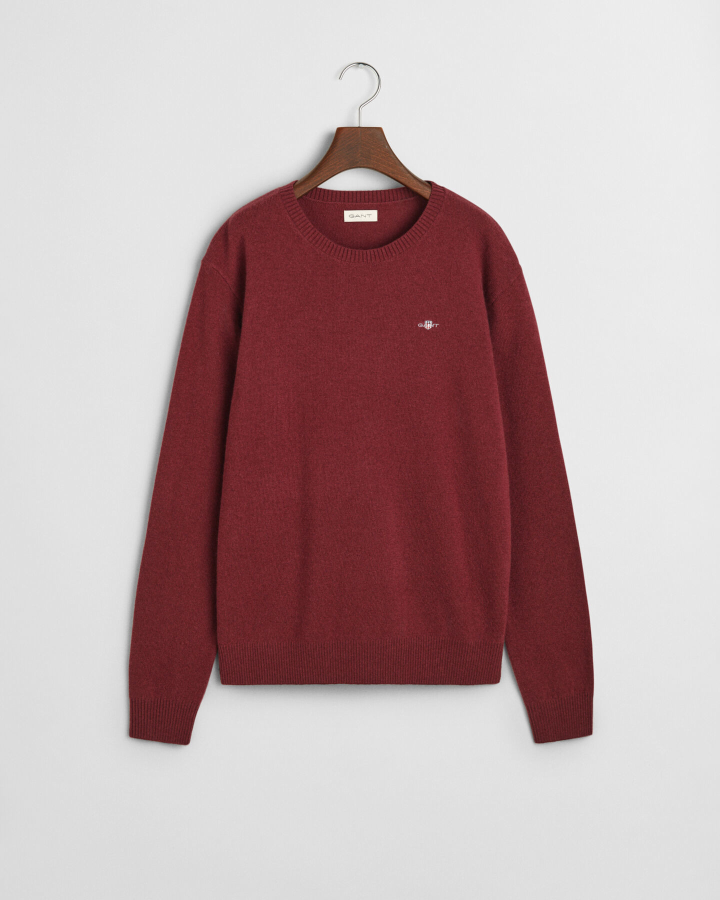 Teens Shield lamswollen trui met ronde hals