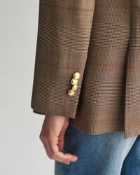 Regular Fit Club blazer met ruiten