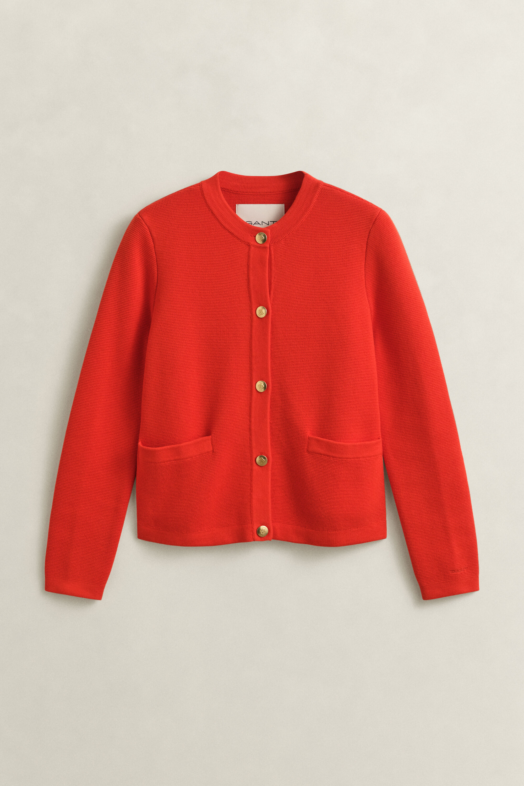 Gebreid jasje van katoen