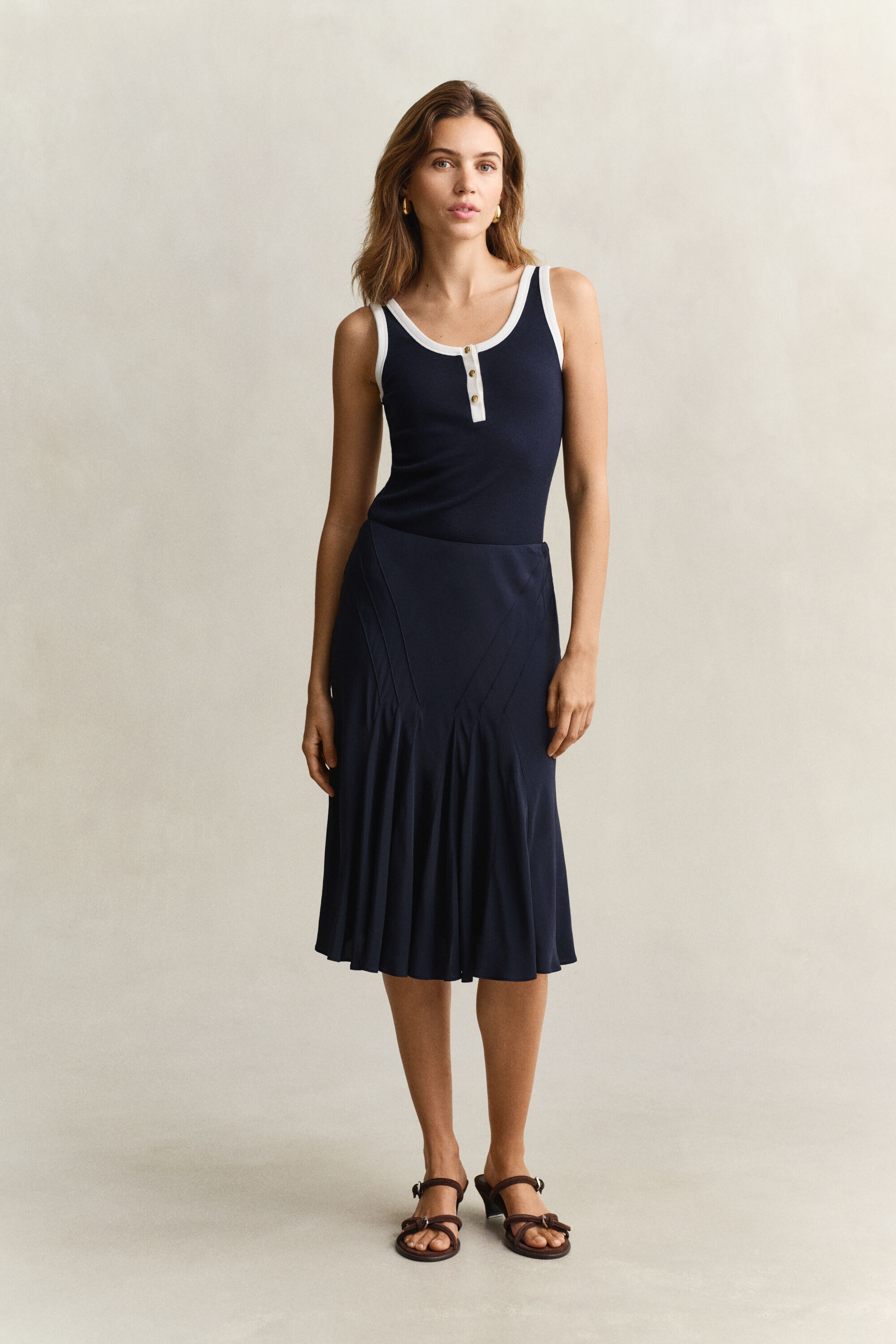 Schuin geknipte klokrok