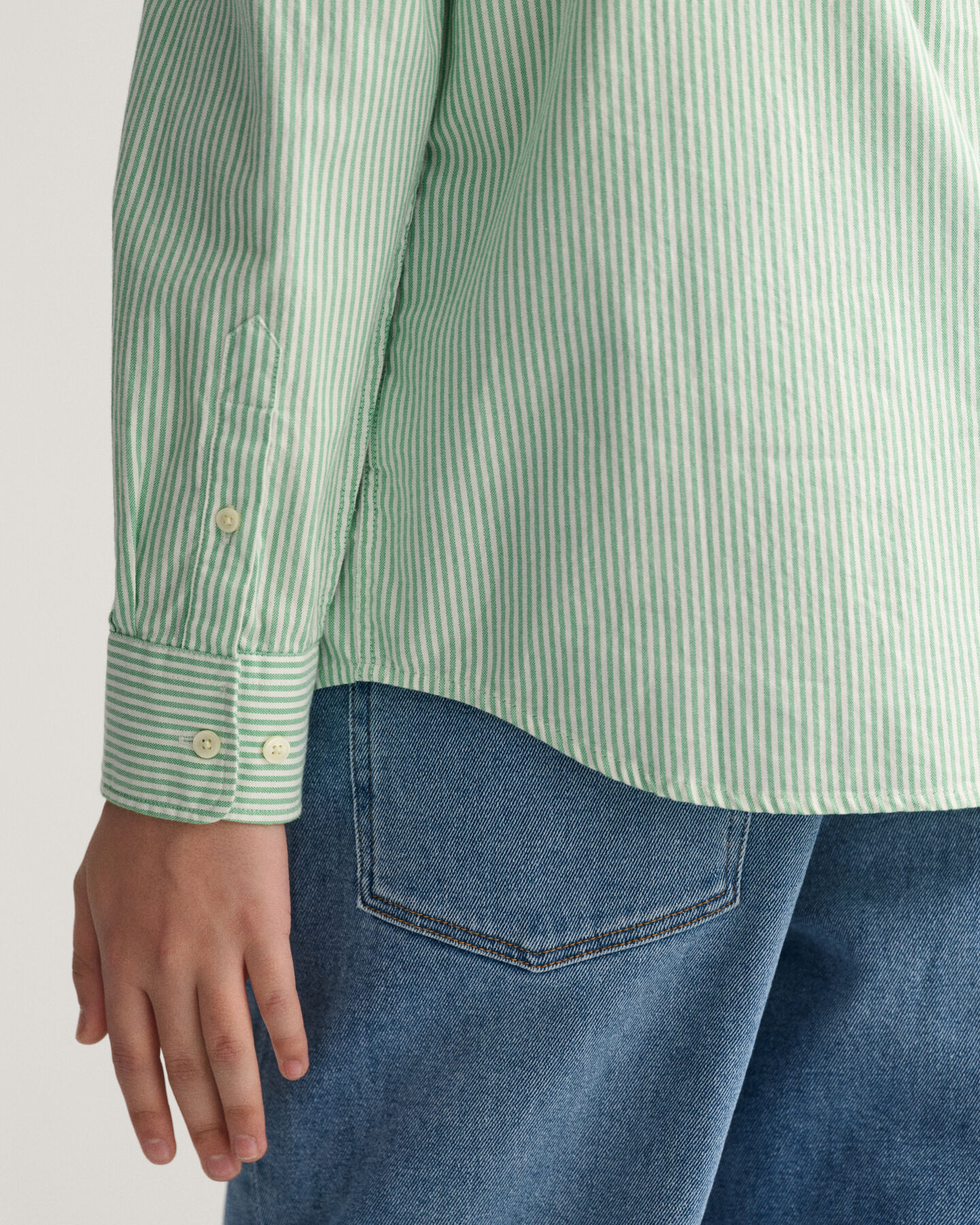 Teen Boys Oxford-overhemd met strepen