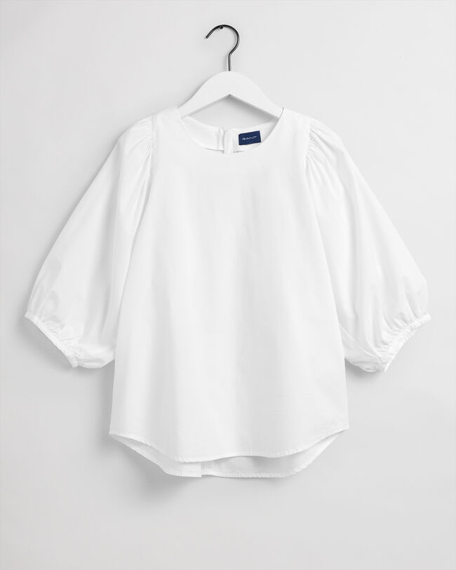 Top met mouwen met volume