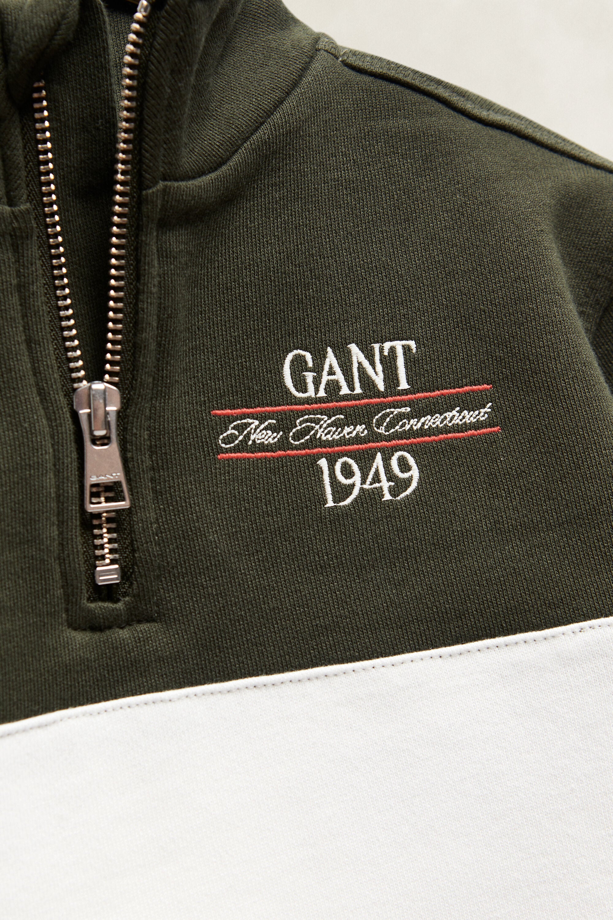 Set van sweatshirt met korte rits en joggingbroek voor jongens