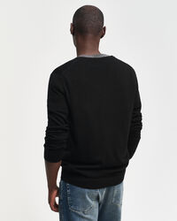 Trui met V-hals van extra zachte merinoswol