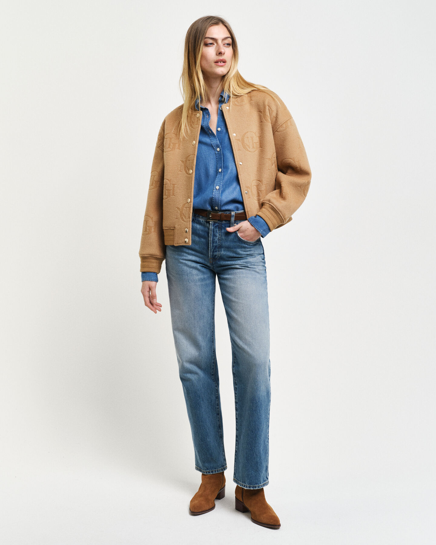 Jacquard Varsity Jacket