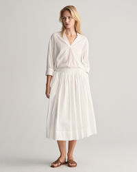 Seersucker Pull-On rok met strepen