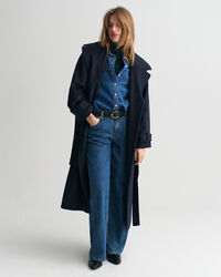 Wollen trenchcoat