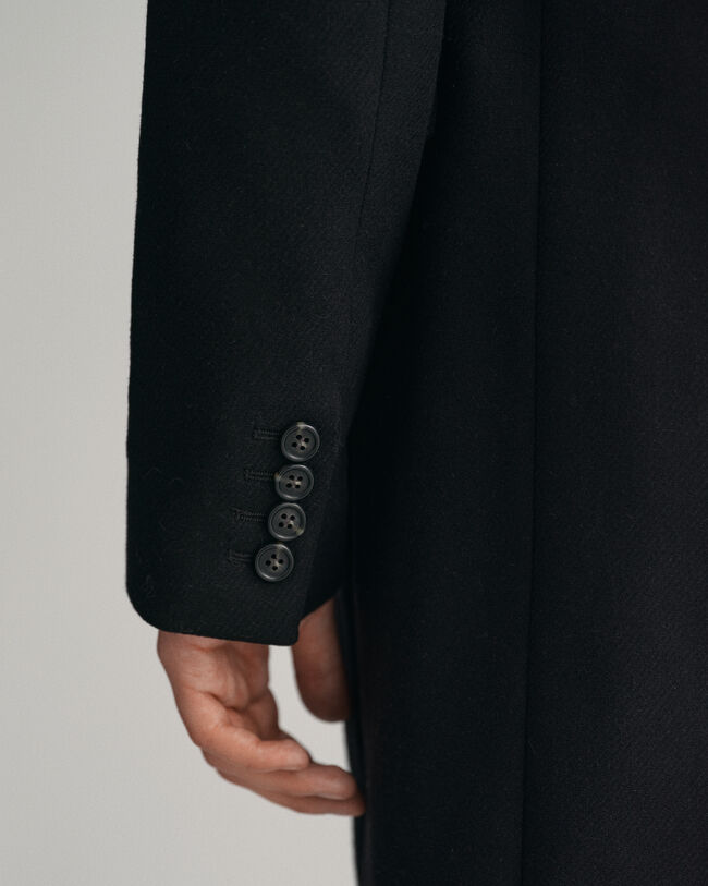 Tailored Fit klassieke wollen bovenjas