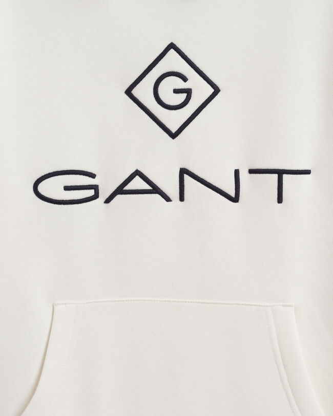 Logo hoodie van sweatstof