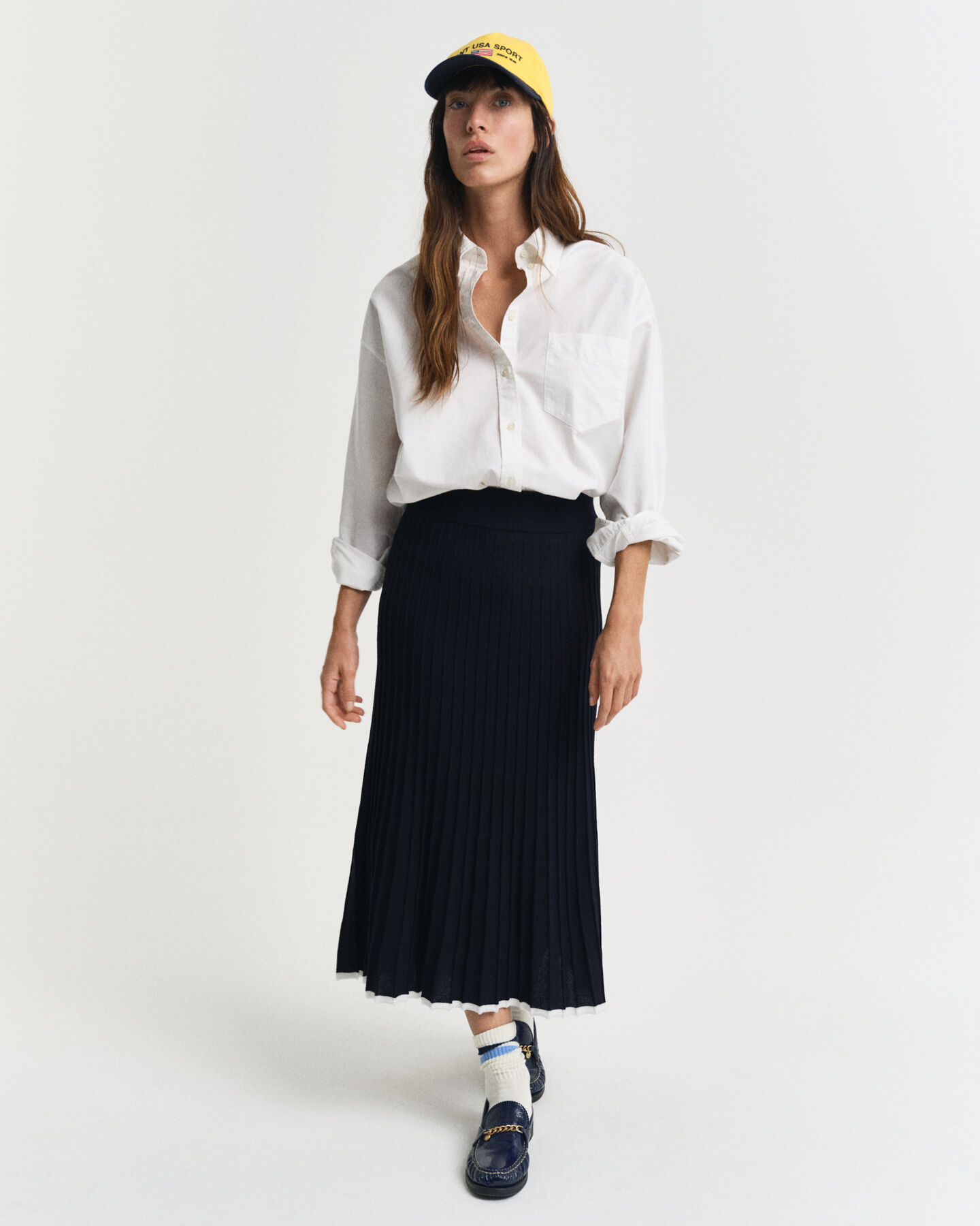 Rok van gebreid viscose