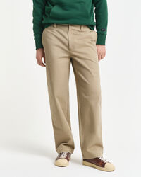 Relaxed Fit chino van katoenkeper