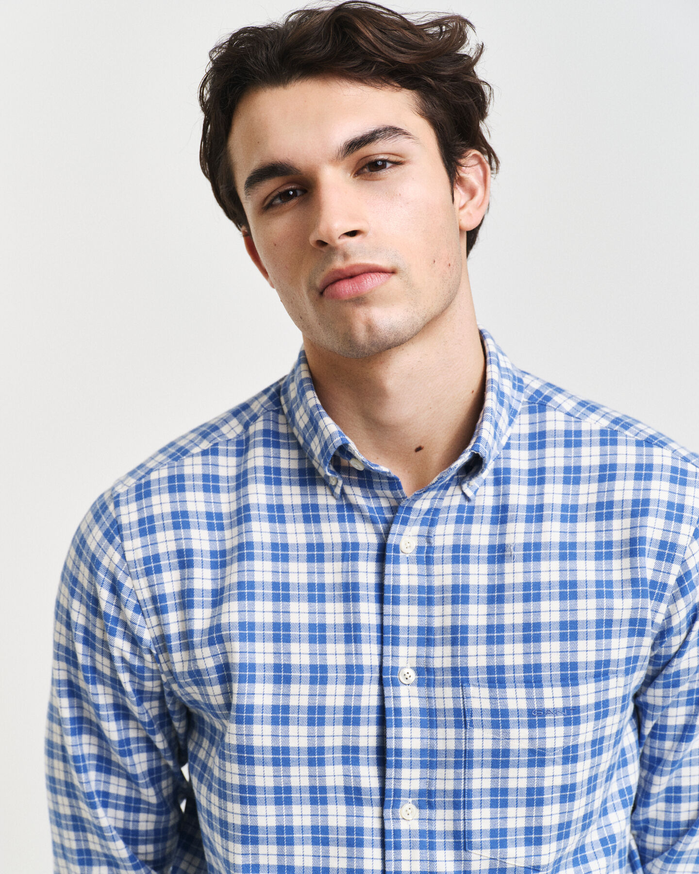 Regular Fit geruit flanellen overhemd