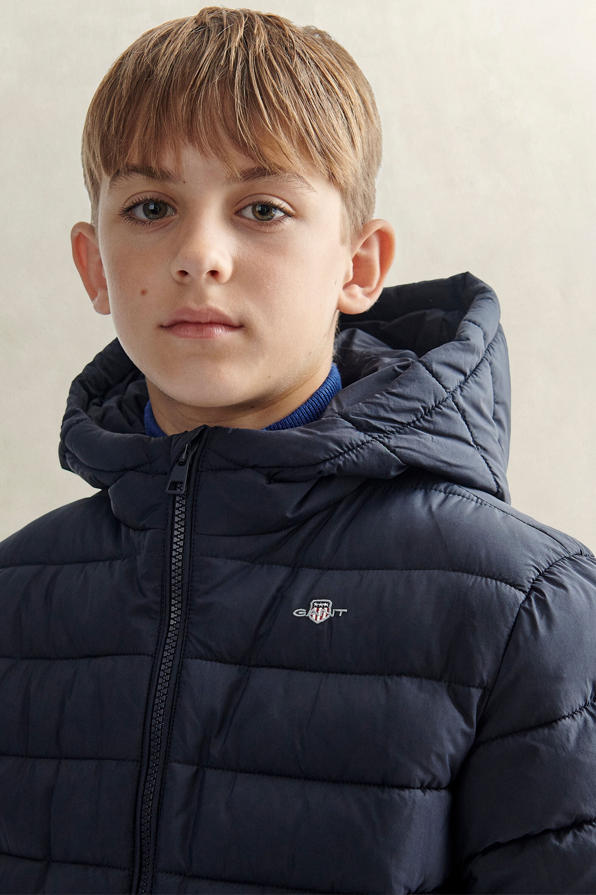 Pufferjack met capuchon voor tienerjongens