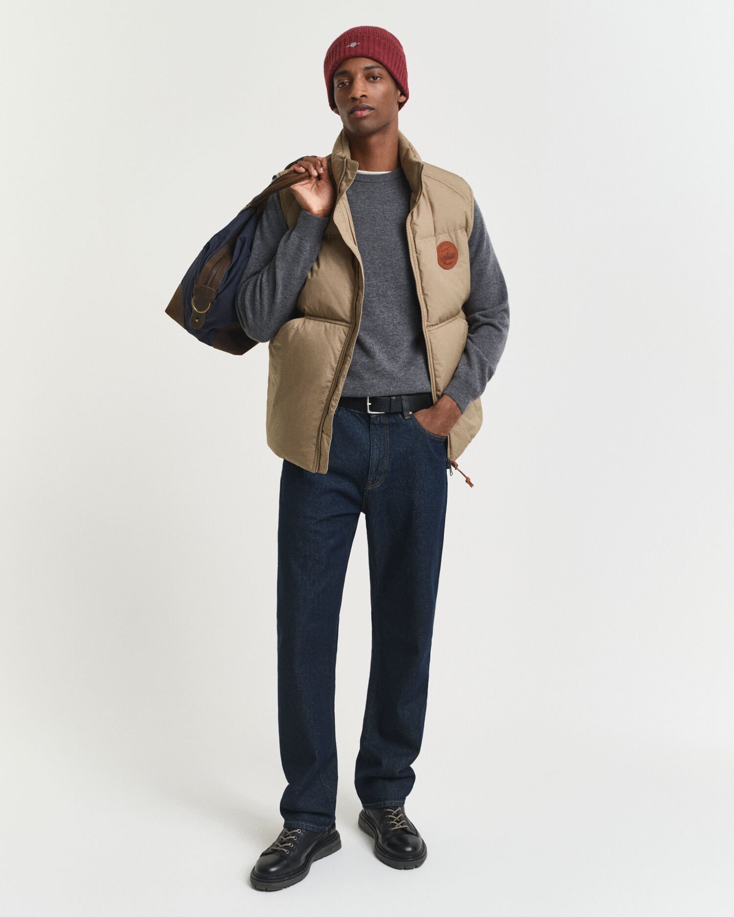 Trui met ronde hals van buitengewoon zachte lamswol