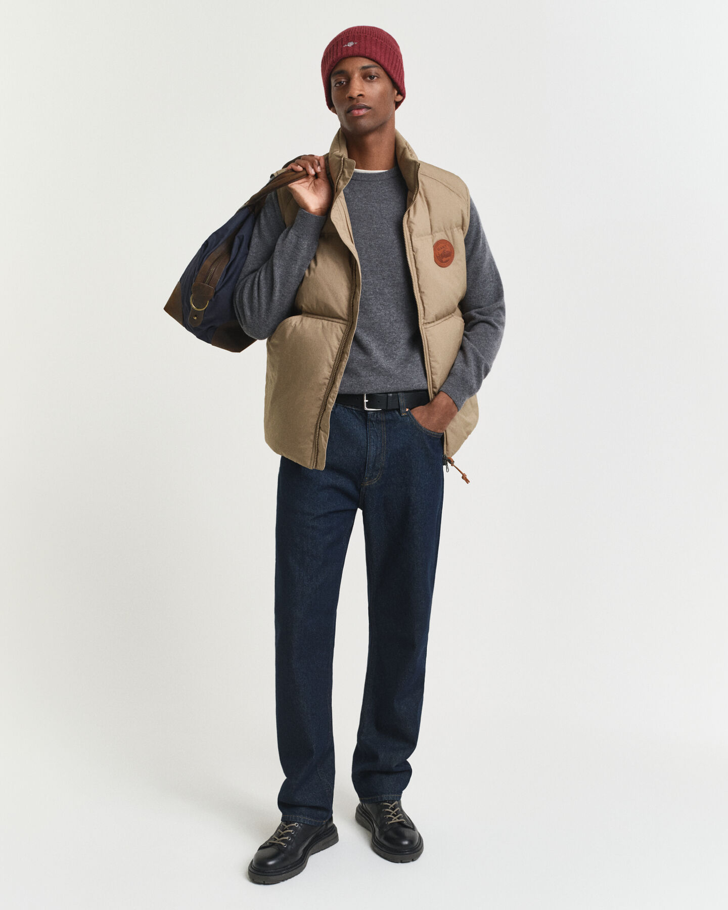 Trui met ronde hals van buitengewoon zachte lamswol