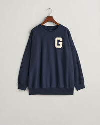 Oversized G-sweatshirt met ronde hals