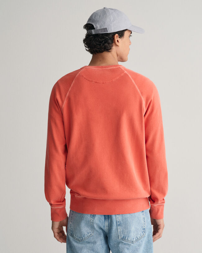 Sunfaded sweatshirt met ronde hals