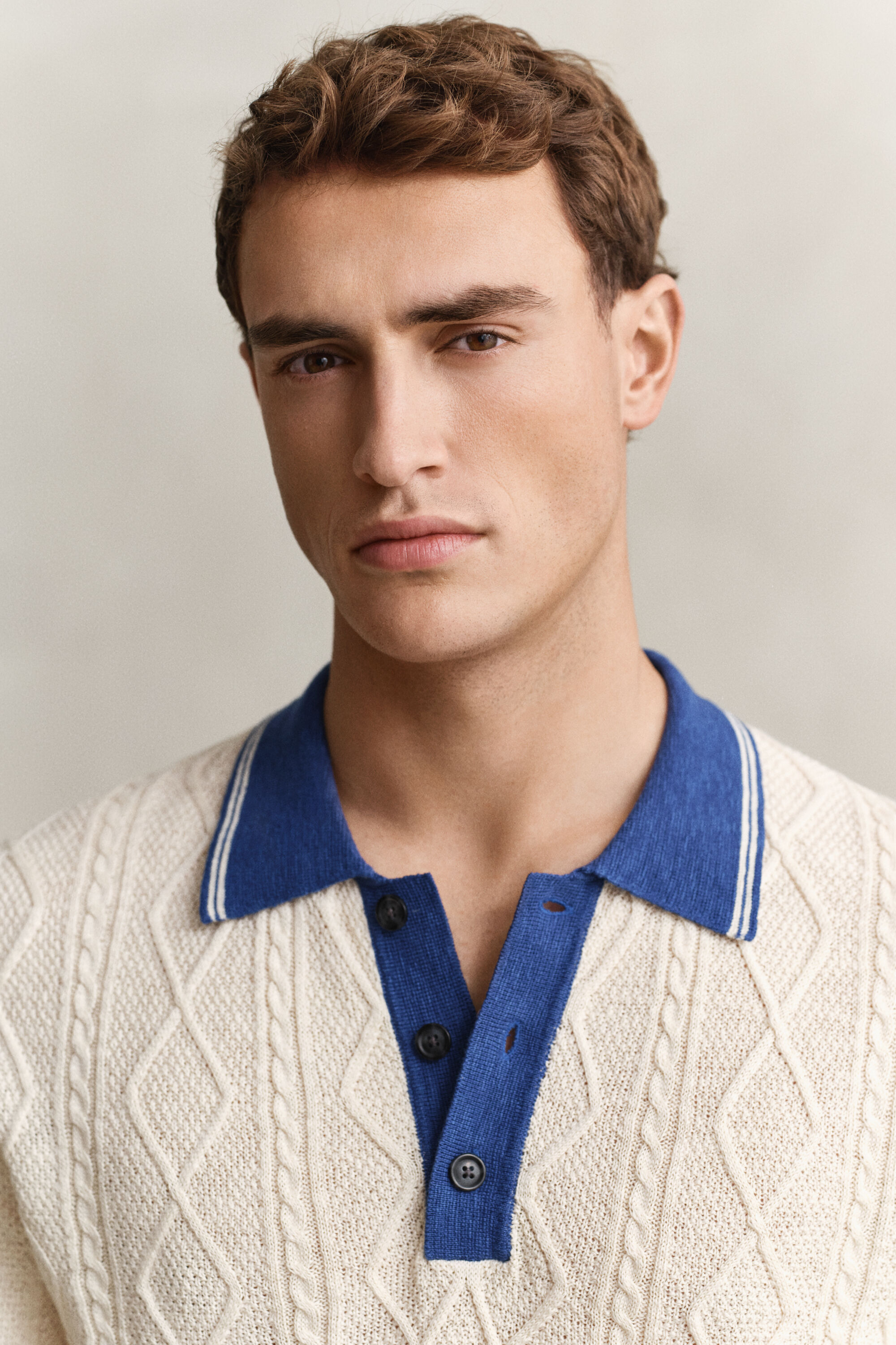 Kabelgebreide polotrui