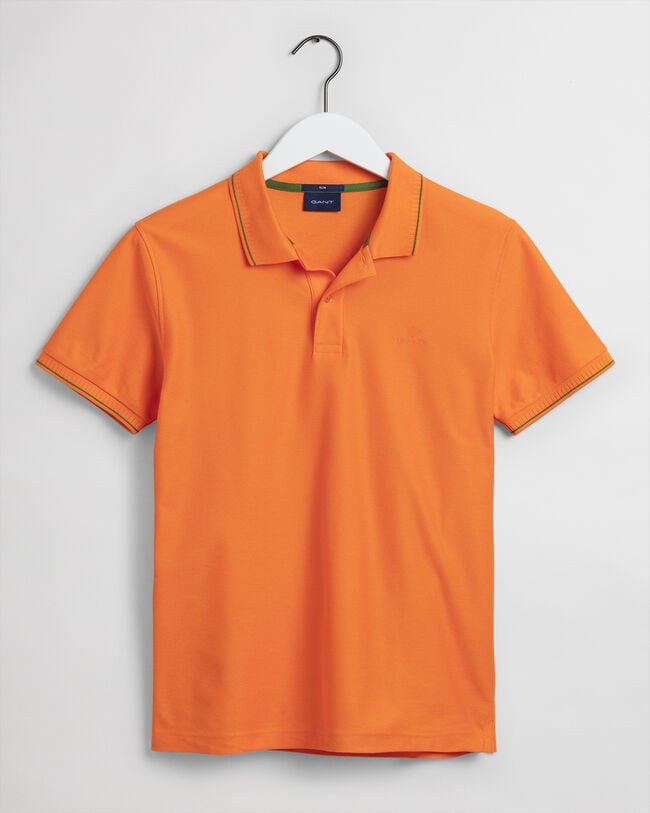 Slim Fit Rugger met keperstructuur