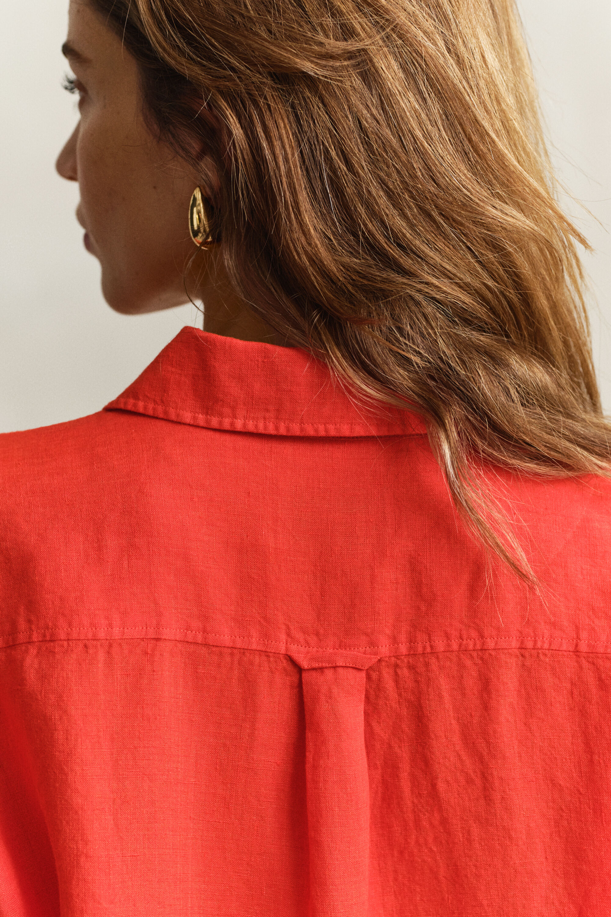 Relaxed Fit linnen blouse