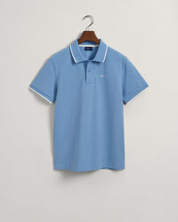 Contrast Tipped piqu&eacute; poloshirt