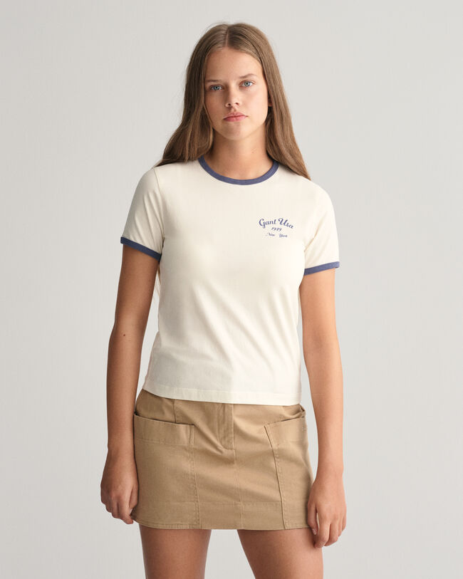 Teen Girls Script Graphic T-shirt