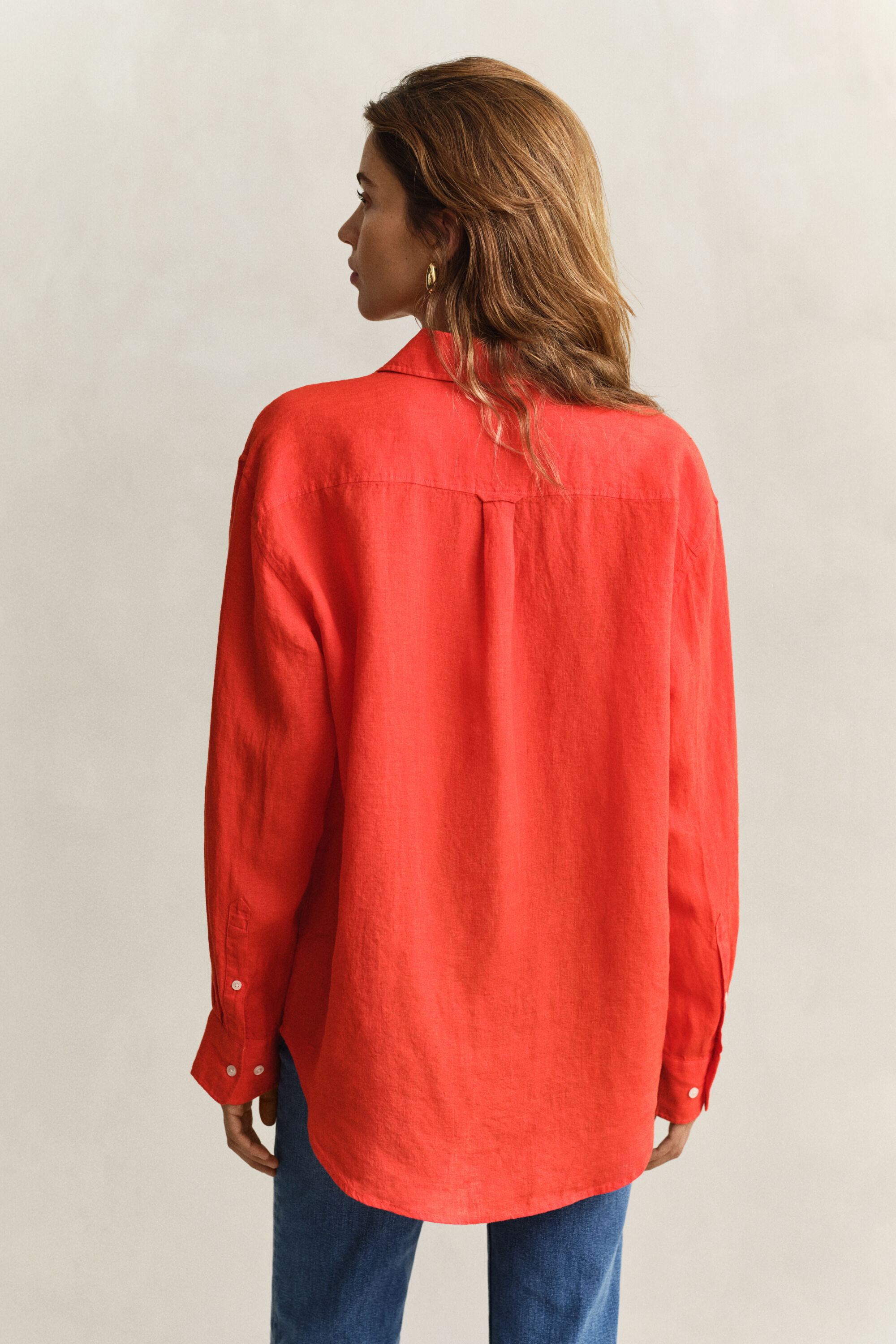 Relaxed Fit linnen blouse