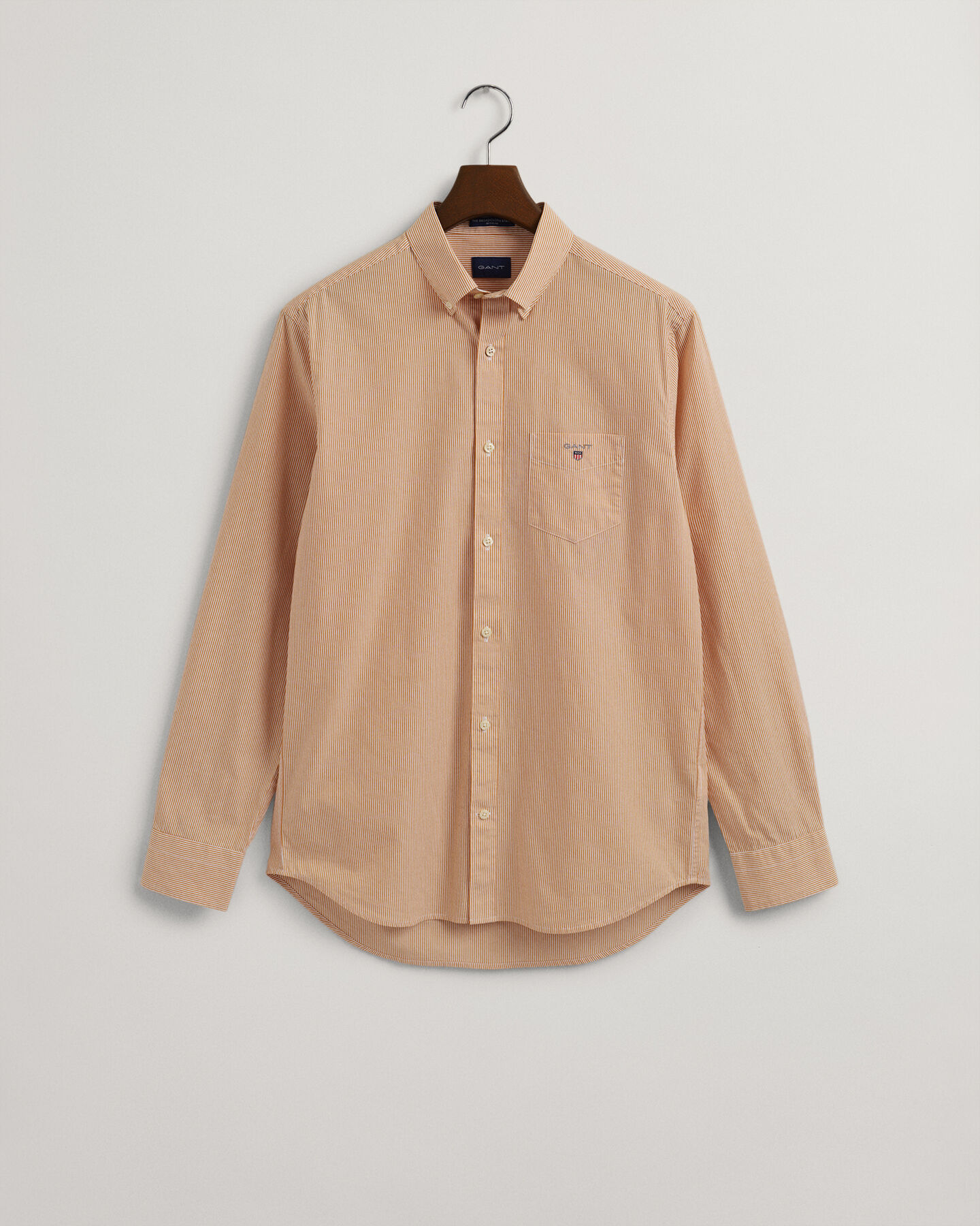 Regular Fit overhemd met Bankerstreepje van poplin