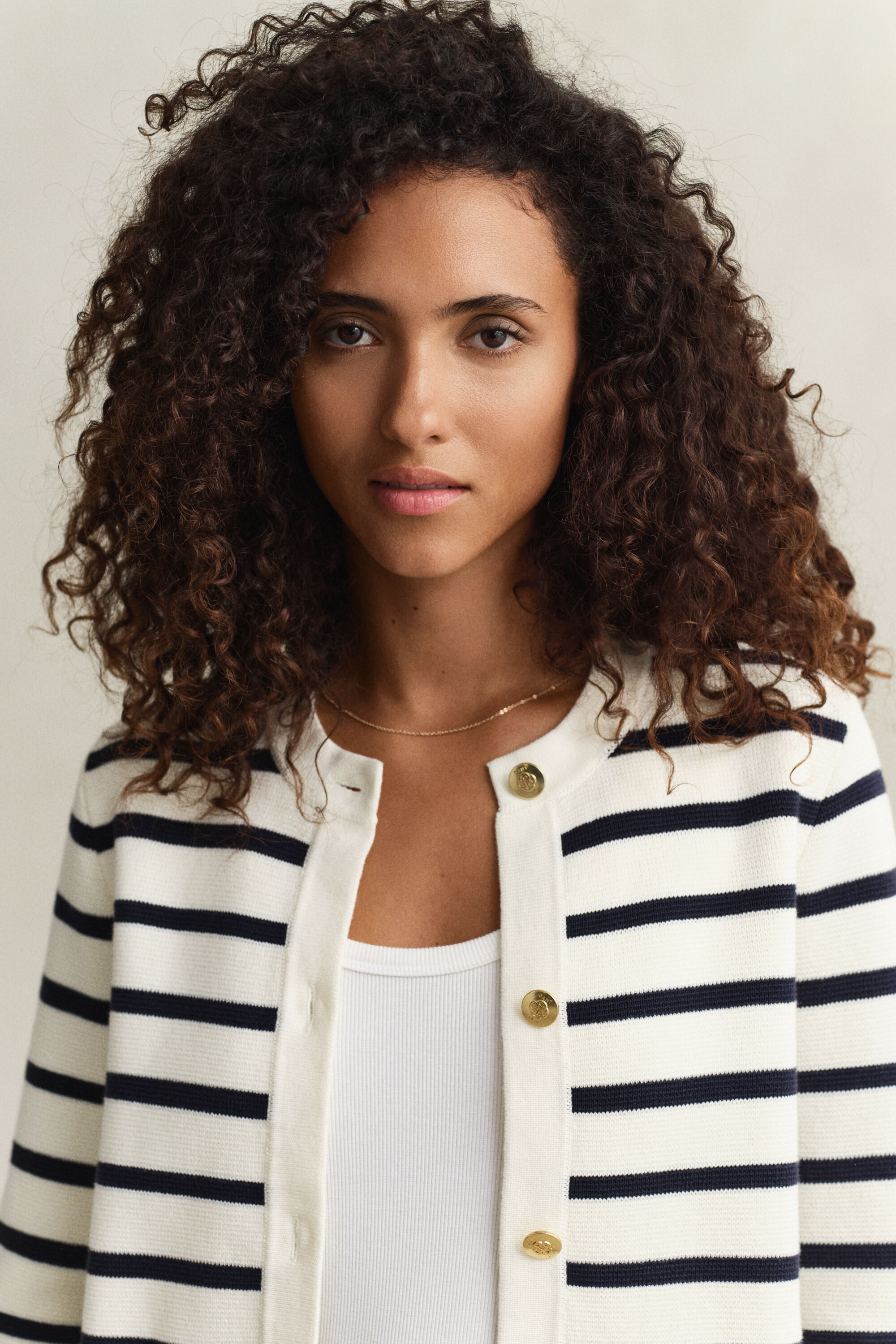 Gebreid jasje van katoen