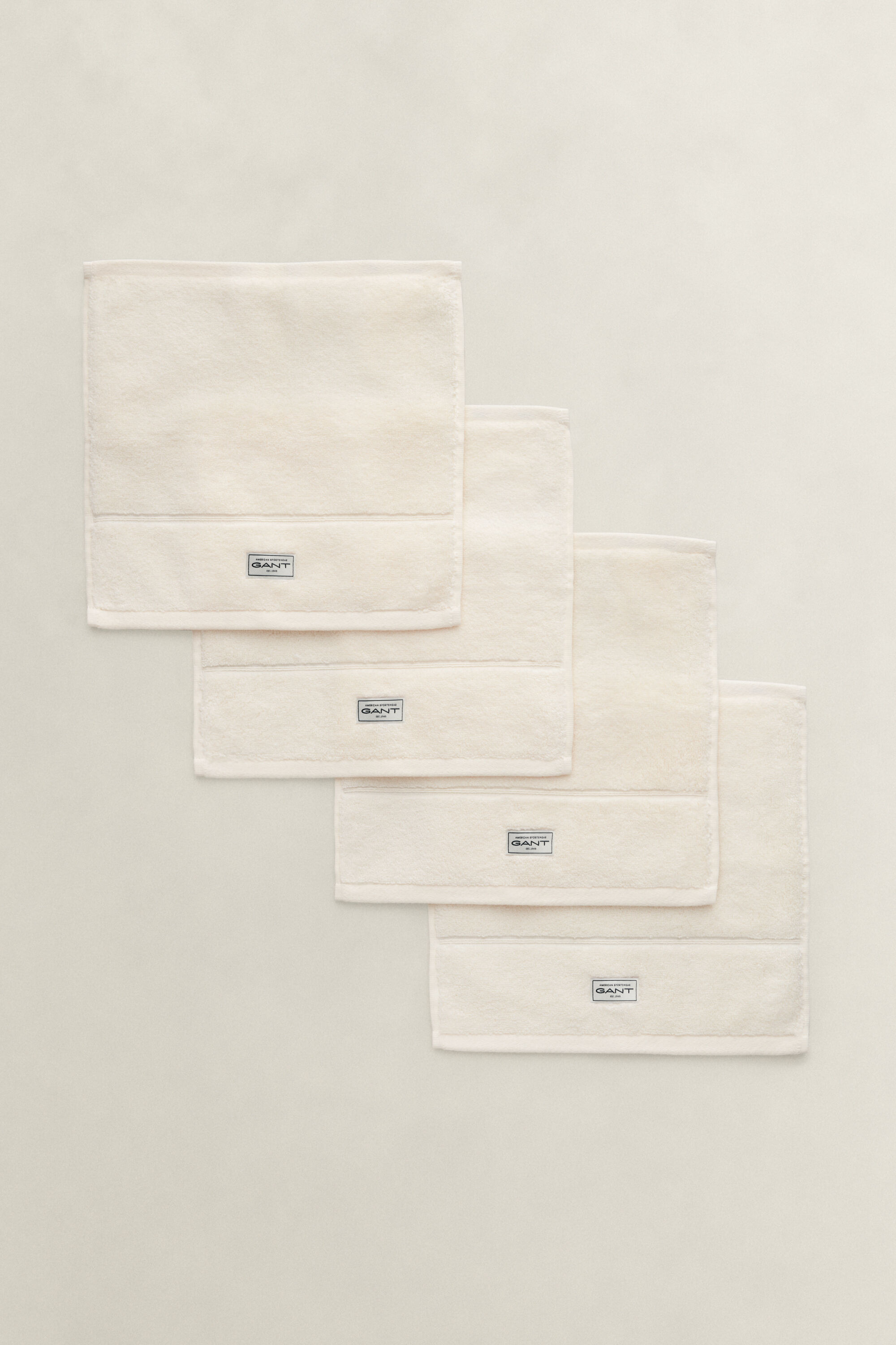 Set van vier Premium handdoeken 30 x 30 cm
