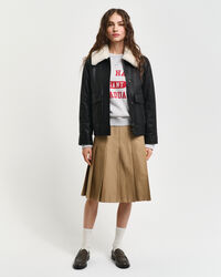 Chinorok met plooien