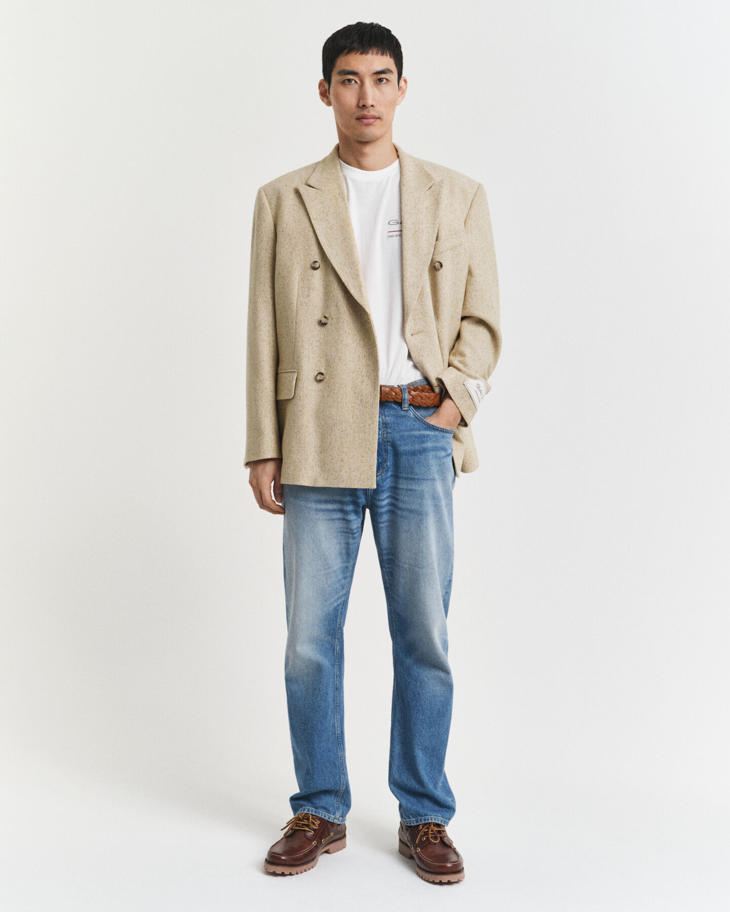 Geborduurd Archive Shield T-shirt