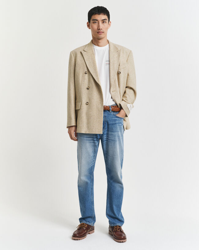 Geborduurd Archive Shield T-shirt