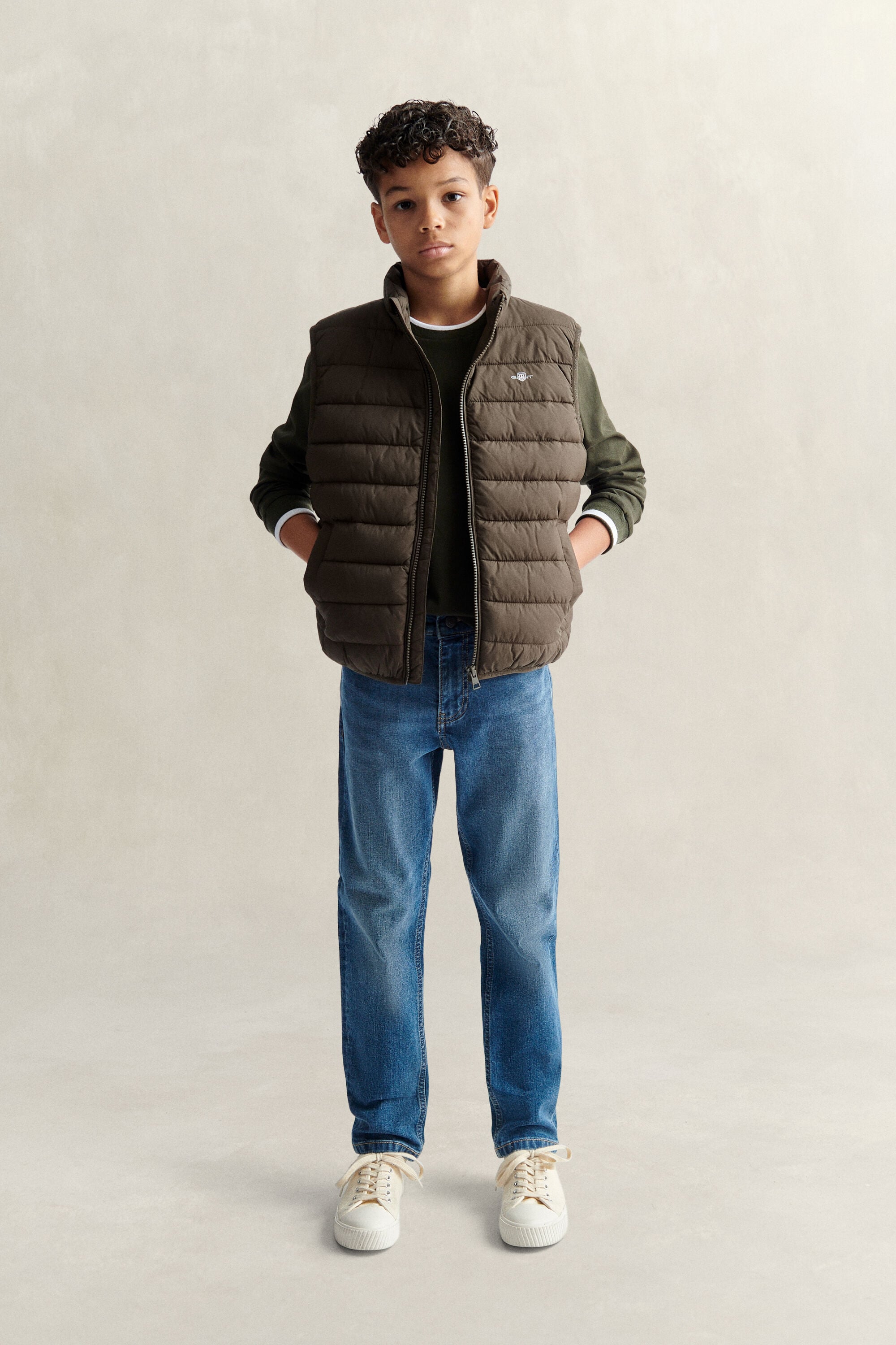 Lichtgewicht bodywarmer voor tienerjongens