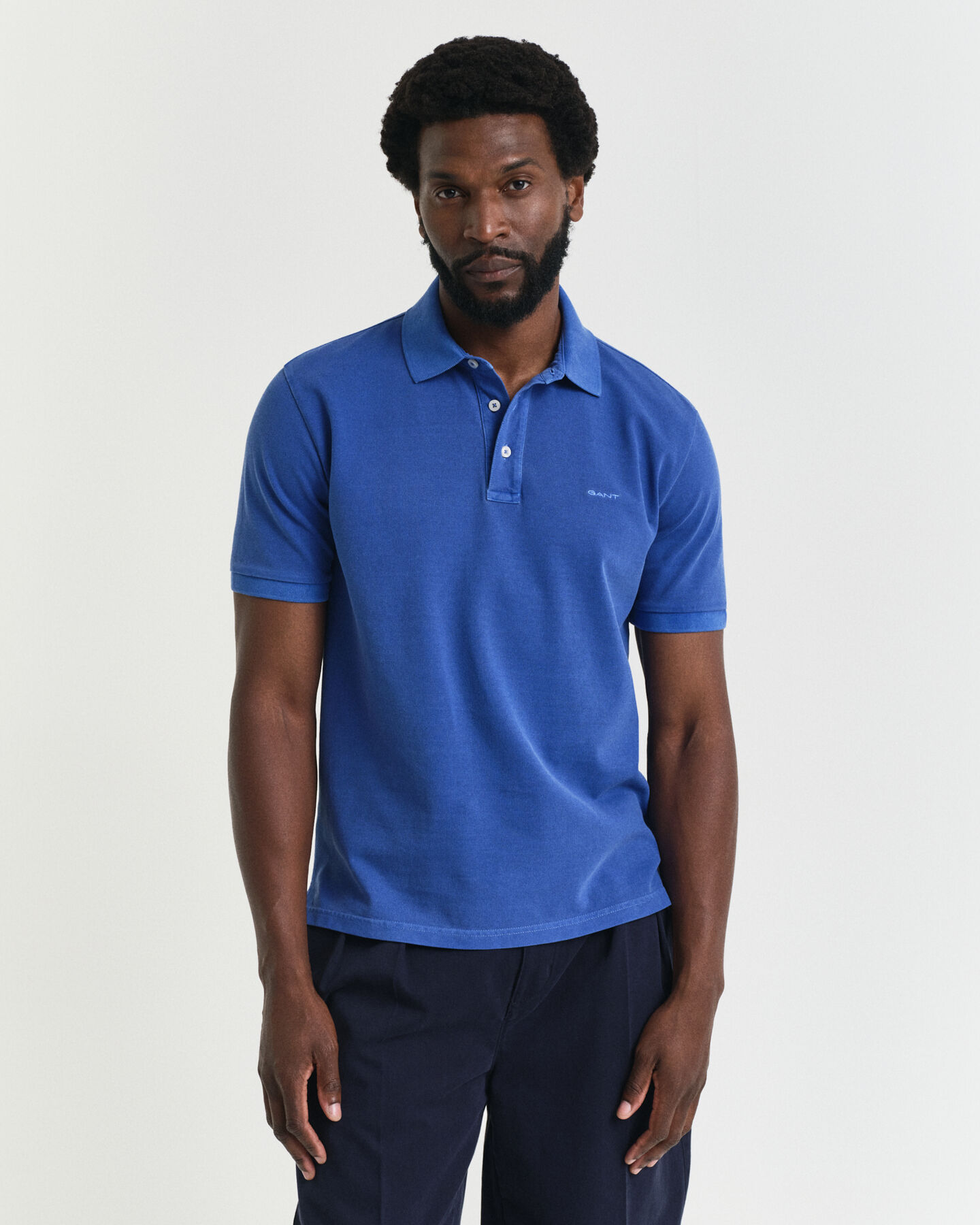 Sunfaded piqué poloshirt