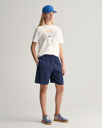 Teens linnen short