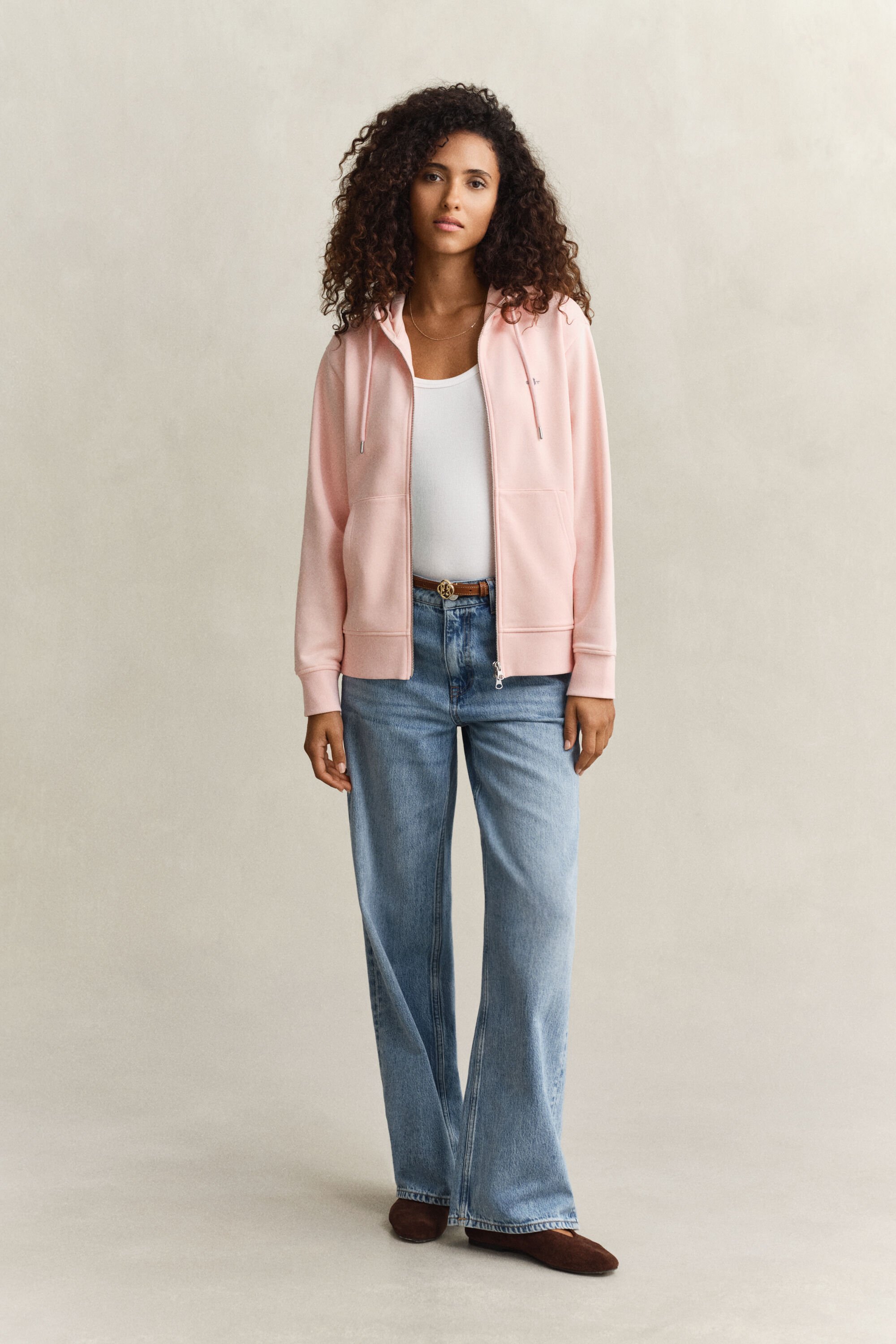 Shield hoodie met ritssluiting