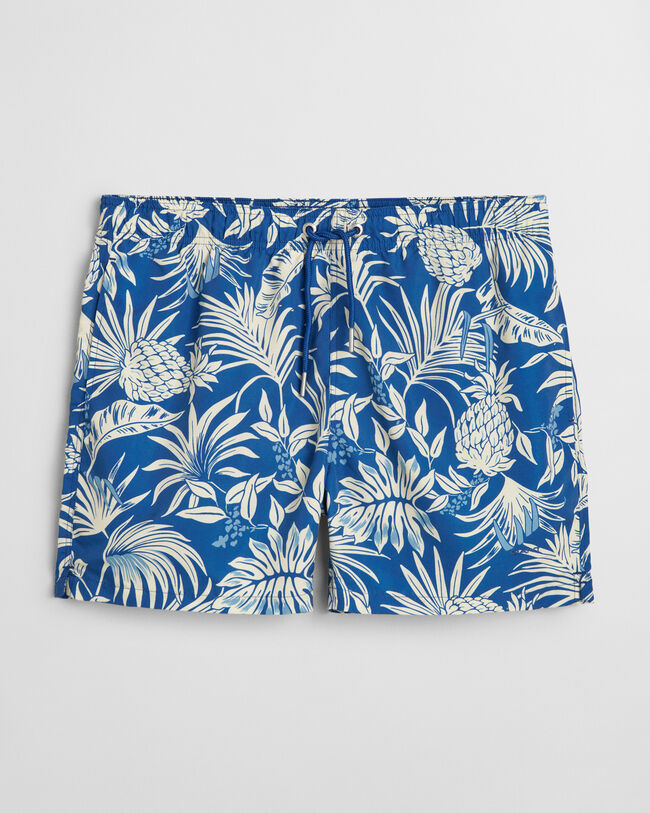 Zwemshort met tropische print