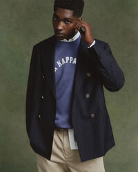 Relaxed Fit Club blazer met krijtstreepje