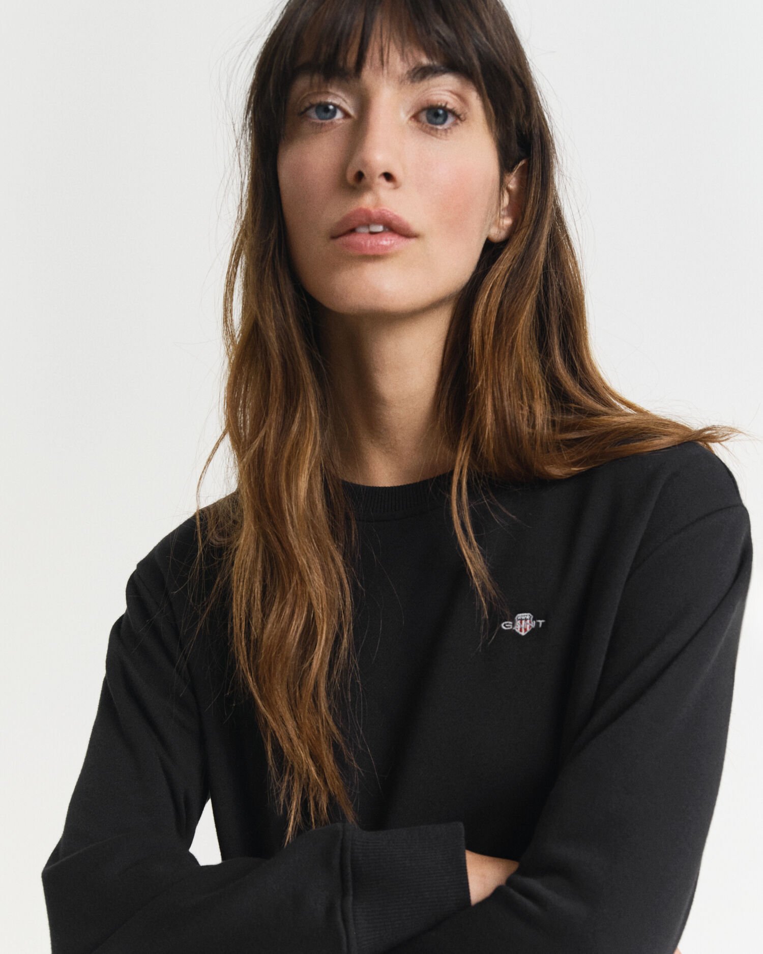 Shield sweatjurk met ronde hals