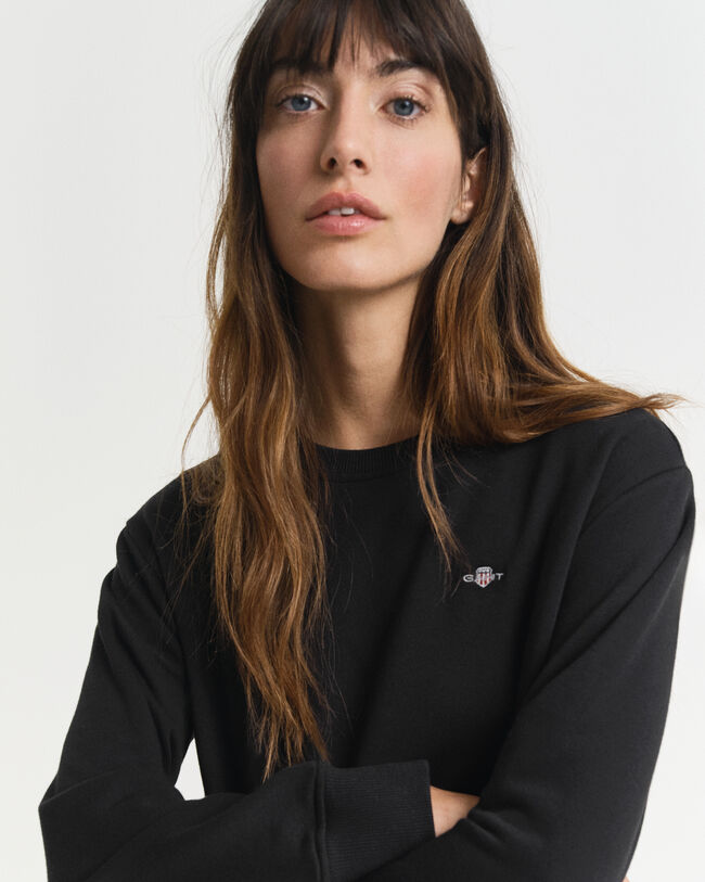 Shield sweatjurk met ronde hals