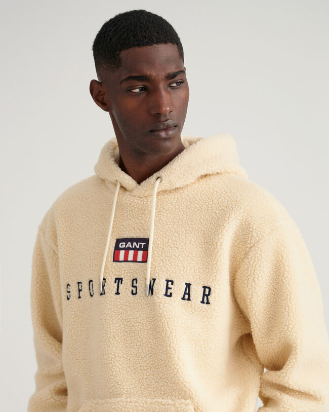 Retro Flag hoodie van fleece