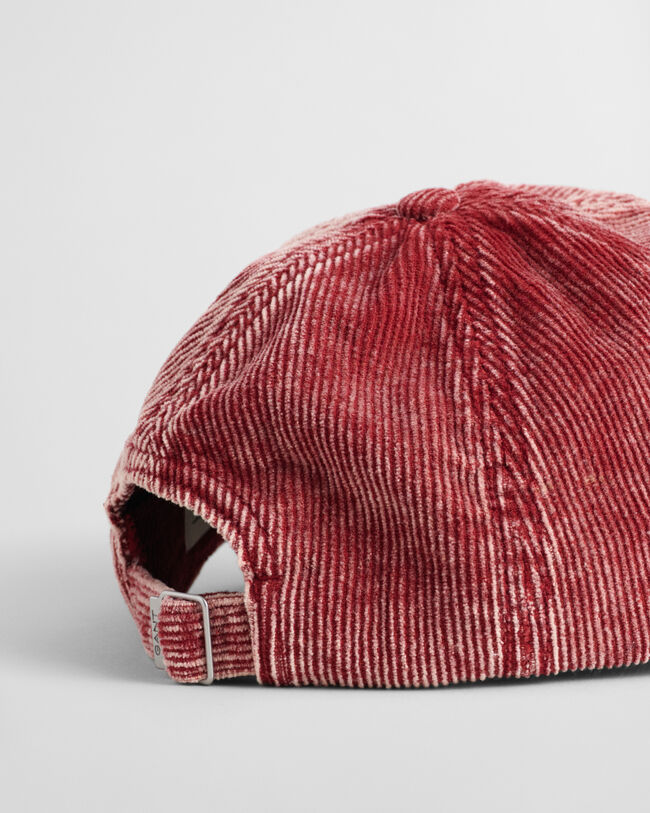 Pet van verwassen corduroy met G-badge