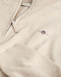 Teens Shield katoenen sweater met korte rits